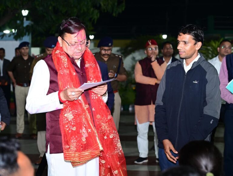 होली हमारी समृद्ध लोक परंपरा और सांस्कृतिक पहचान का प्रतीक- मुख्यमंत्री