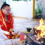 चैत्र नवरात्रि पर मुख्यमंत्री धामी ने की पूजा अर्चना