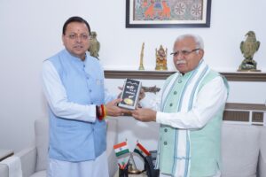 मुख्यमंत्री ने केंद्रीय ऊर्जा एवं आवास मंत्री से भेंट कर राज्य से संबंधित विभिन्न विषयों पर की चर्चा