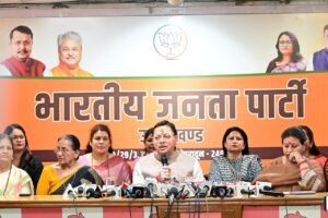 नारी शक्ति वंदन अधिनियम के खिलाफ विपक्ष का रवैया आधी आबादी के साथ अन्याय: सीएम धामी